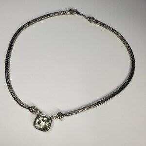 Samuel B. Behnam Prasiolite Pendant Necklace